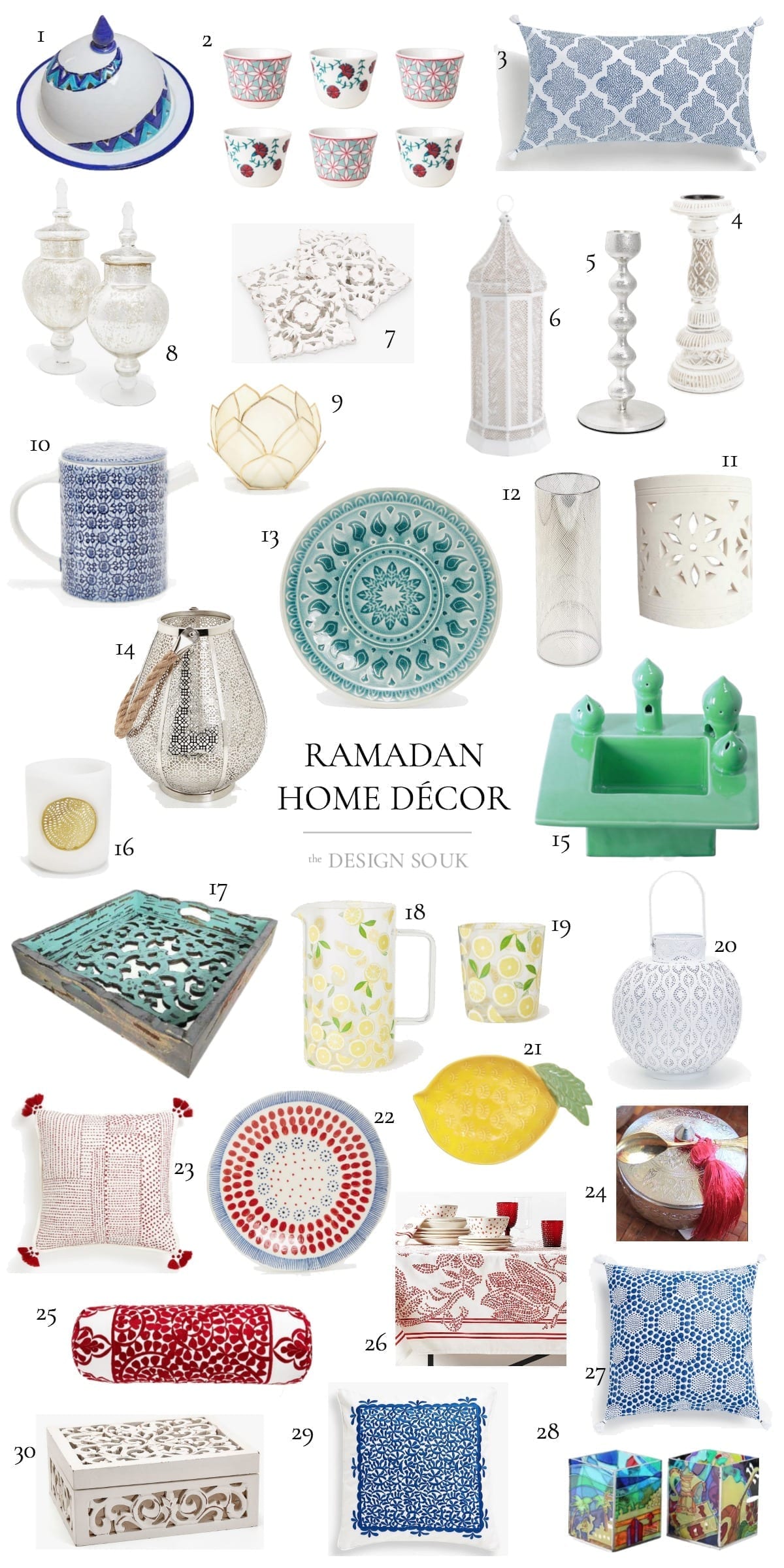 30 Beautiful Ramadan Décor Items for Your Home - The Design Souk