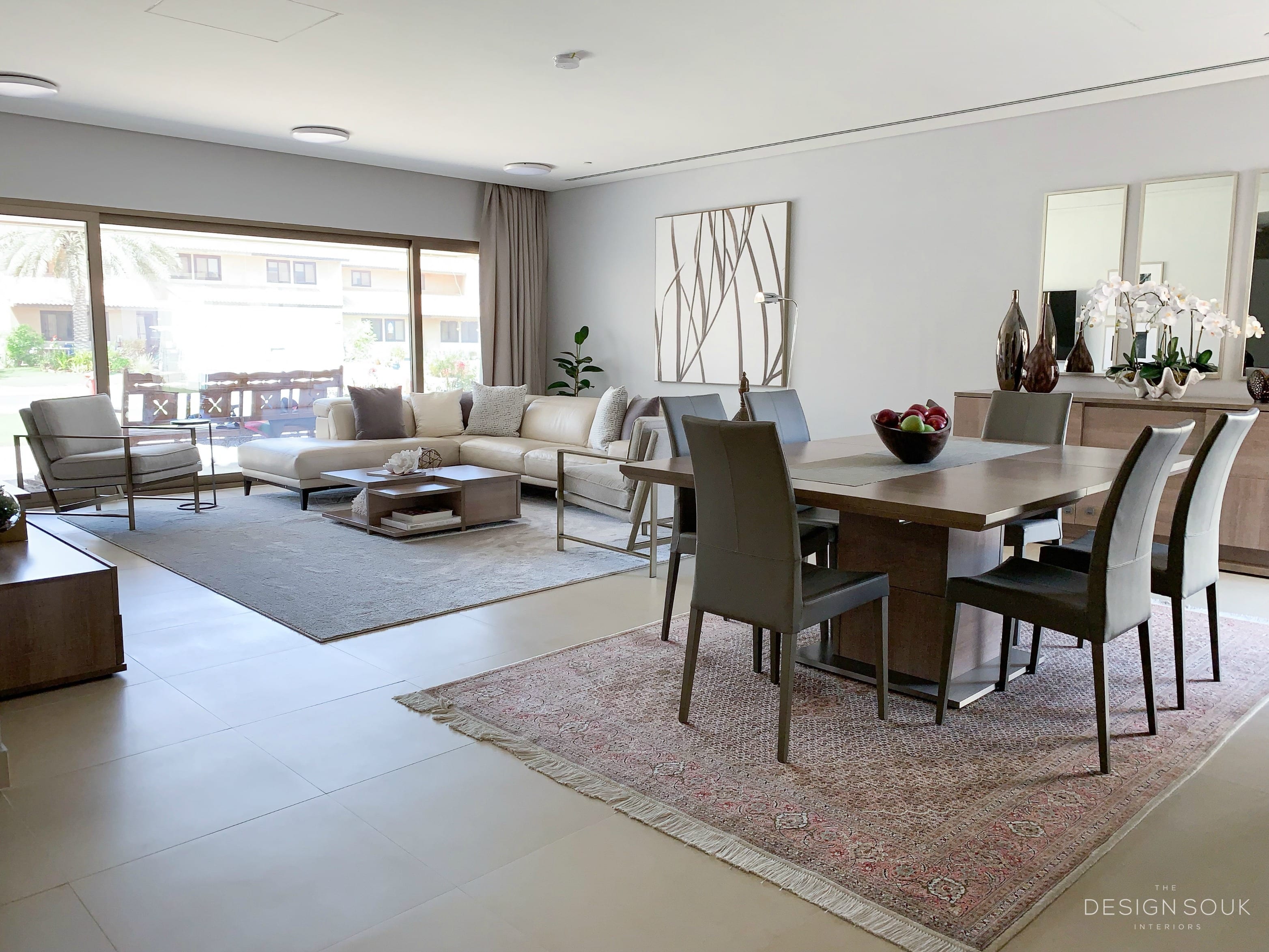 A Contemporary Living & Dining Room Update
